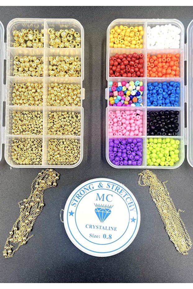 Boxed Sand Beads and No Darkening Dorica and No Darkening Chain Set