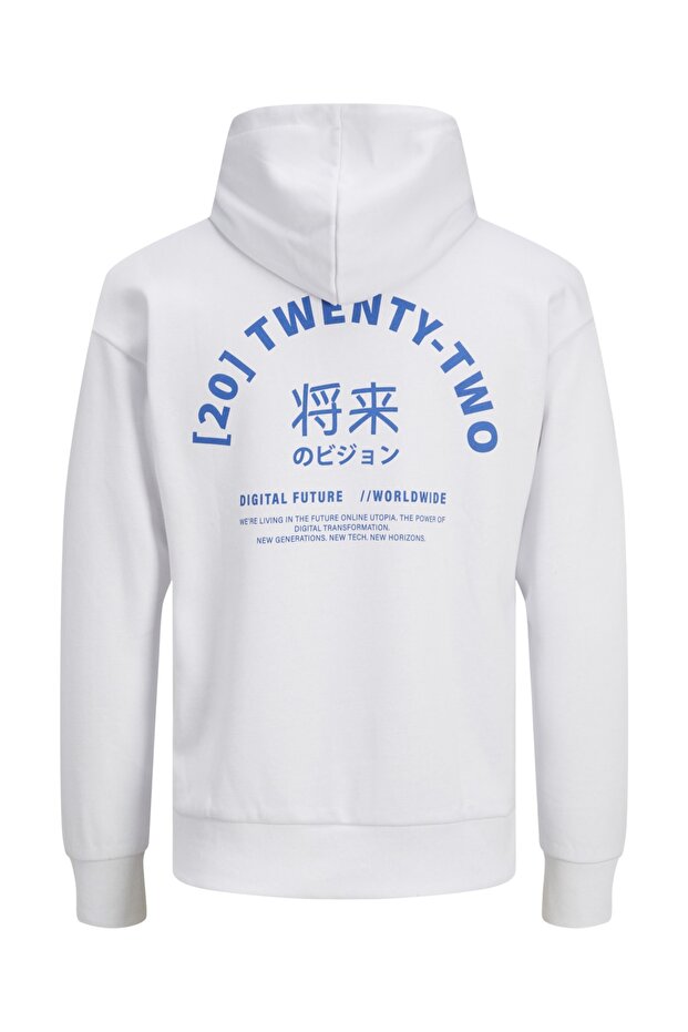 Kapüsonlu Logolu Sweatshirt - 2