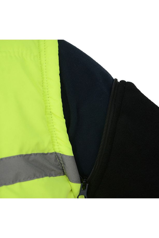Çıkma Kollu Polar Yelek Mont - 5