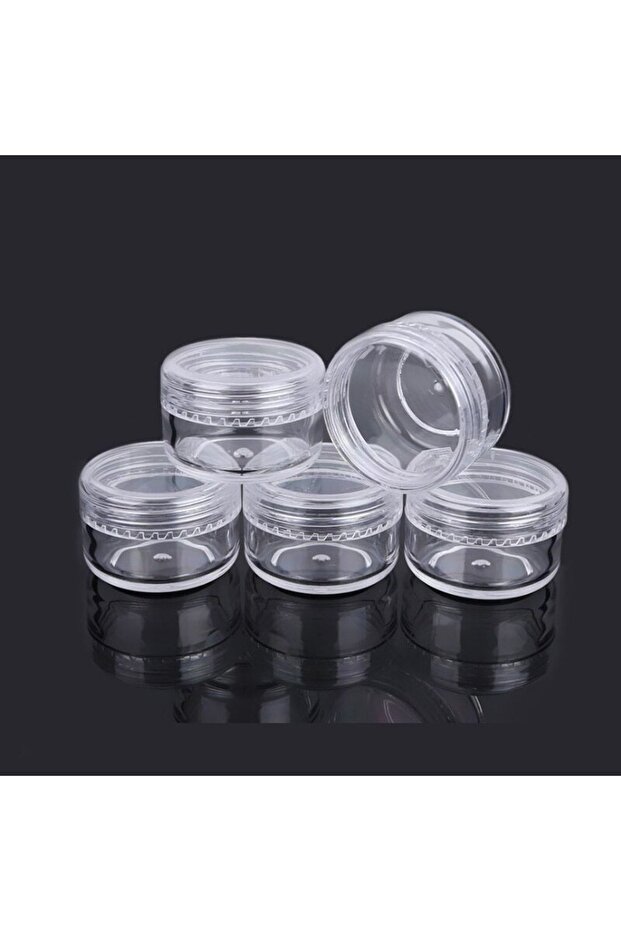 10ml Krem Kavanozu Kozmetik Kutusu - 10 Adet - 1