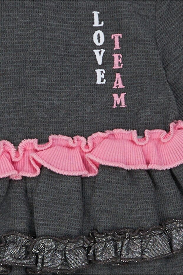 Bg Store Kız Bebek Antrasit Elbise 22fw0bg2908 - 3