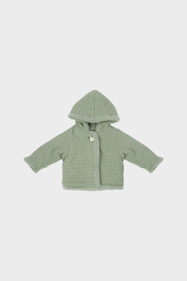 Baby Girl Green Jacket 22fw0lt7702