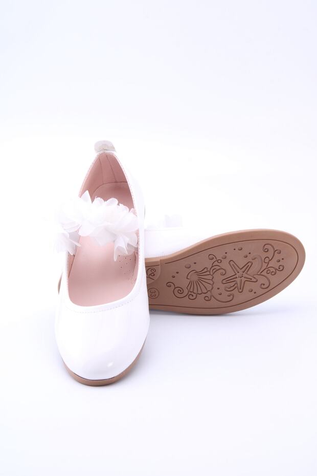 Bílé dětské baleríny 7181 - 3