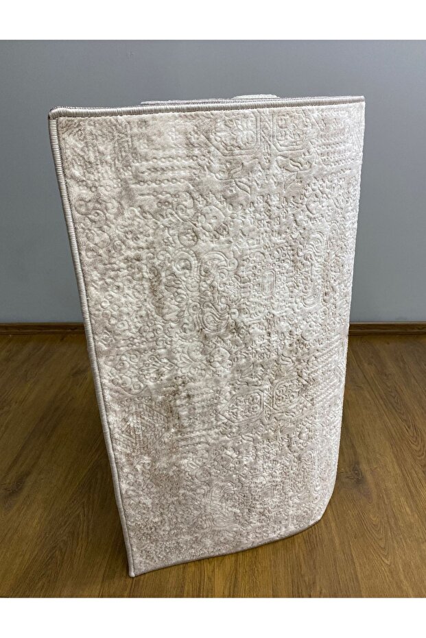 Nova Mink Cutting Runner Non-Slip Base Washable Soft Solid Color Patterned Carpet - 5