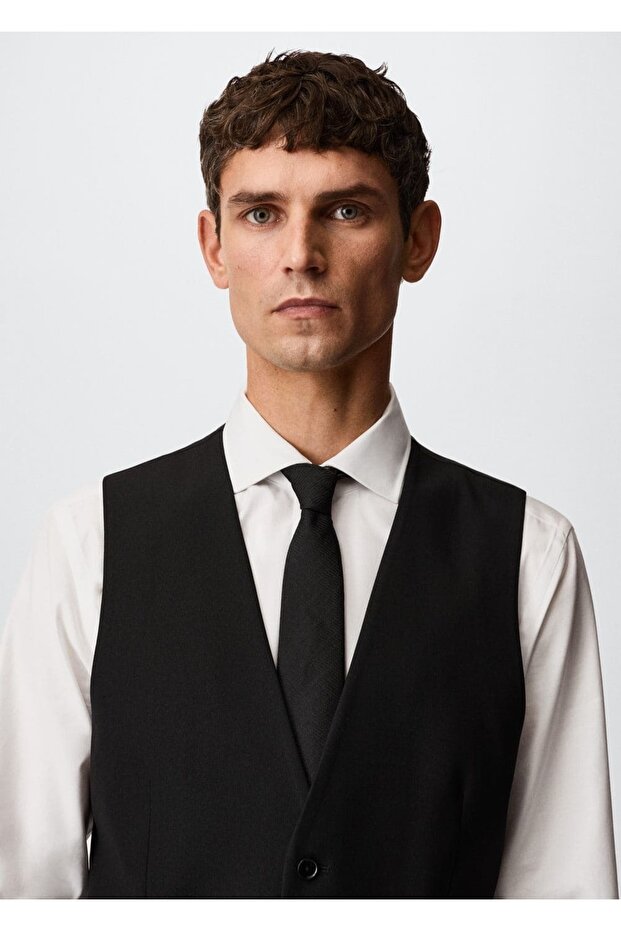 Super Slim Fit Yelek - 6