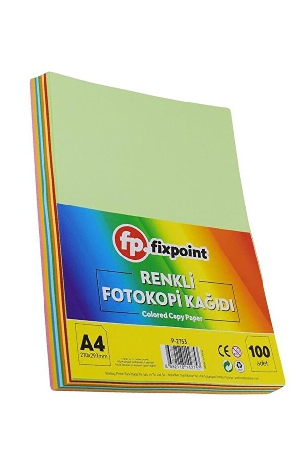 Renkli A4 Kağıdı 100'lü - 1