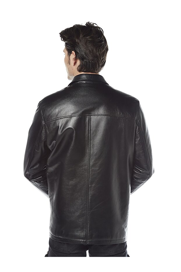 Frayne Siyah Deri Mont - 5