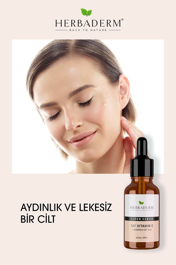 Süper Serum (SAF VİTAMİN C L-ASKORBİK ASİT %10) Aydınlatıcı 30 ml X2 - 4