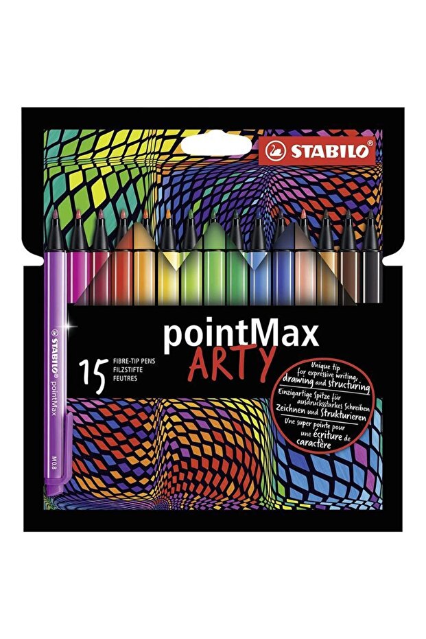 Pointmax Arty Keçe Uçlu Kalem Seti 15'li - 1