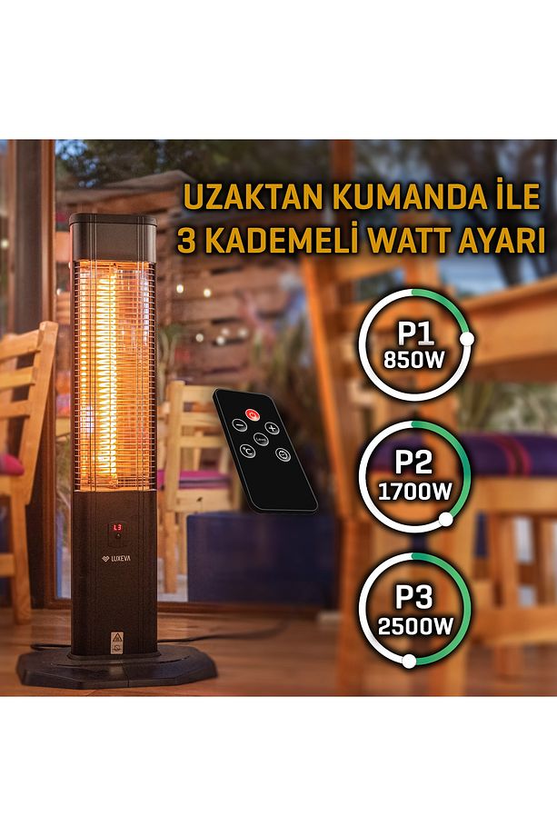 Lxv 2500-vr Karbon Isıtıcı Kumandalı 2500w - 5