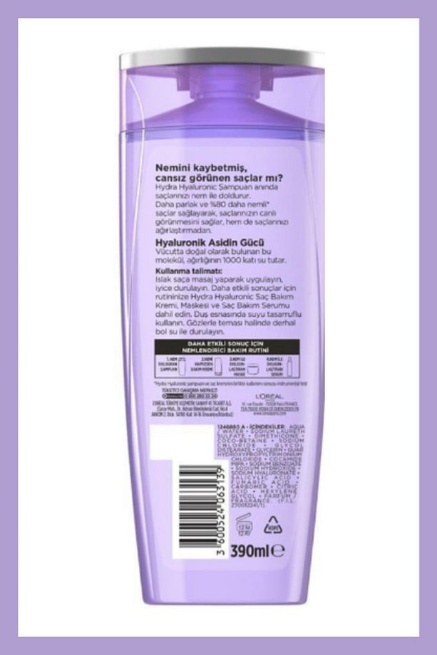 Hydra [hyaluronic] Nem Dolduran Şampuan 390ml 72 Saat Nem İle Dolgunlaştıran Maske 300 ml Plhndsndh - 4