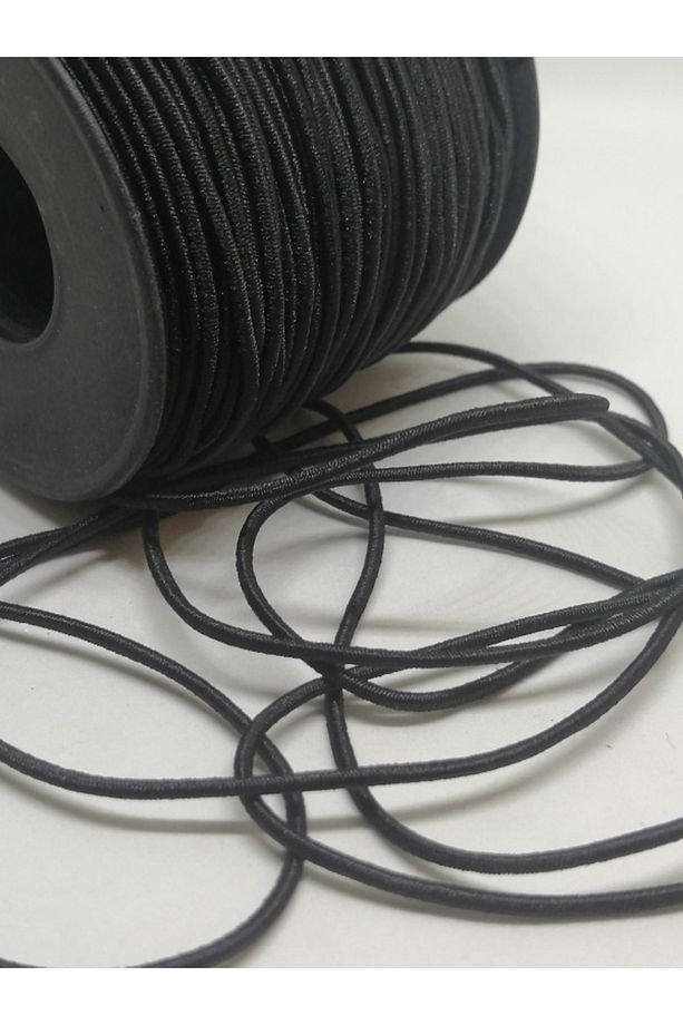 1,5 Mm Lastik Ip Siyah Renk 20 Metre - 2