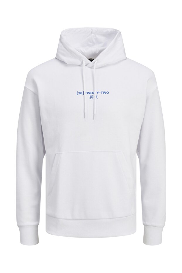 Kapüsonlu Logolu Sweatshirt - 1