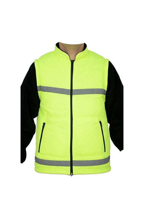 Çıkma Kollu Polar Yelek Mont - 1