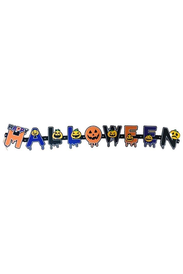 Halloween Banner Cadılar Bayramı Banner Yazı 2.7 M - 2