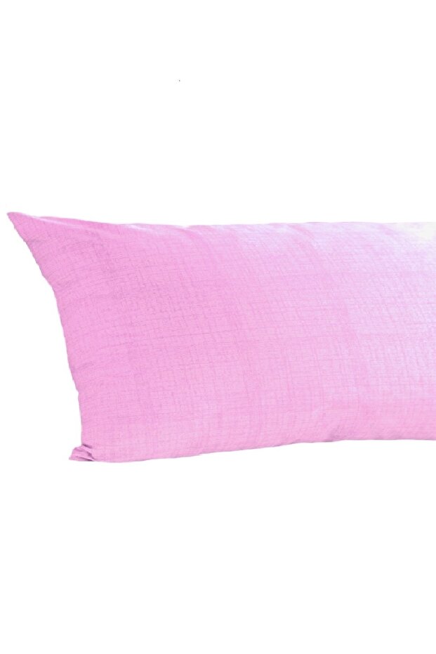 Ranforce Side Sleeping Pillow Case 40x120 Cm Powder Pink