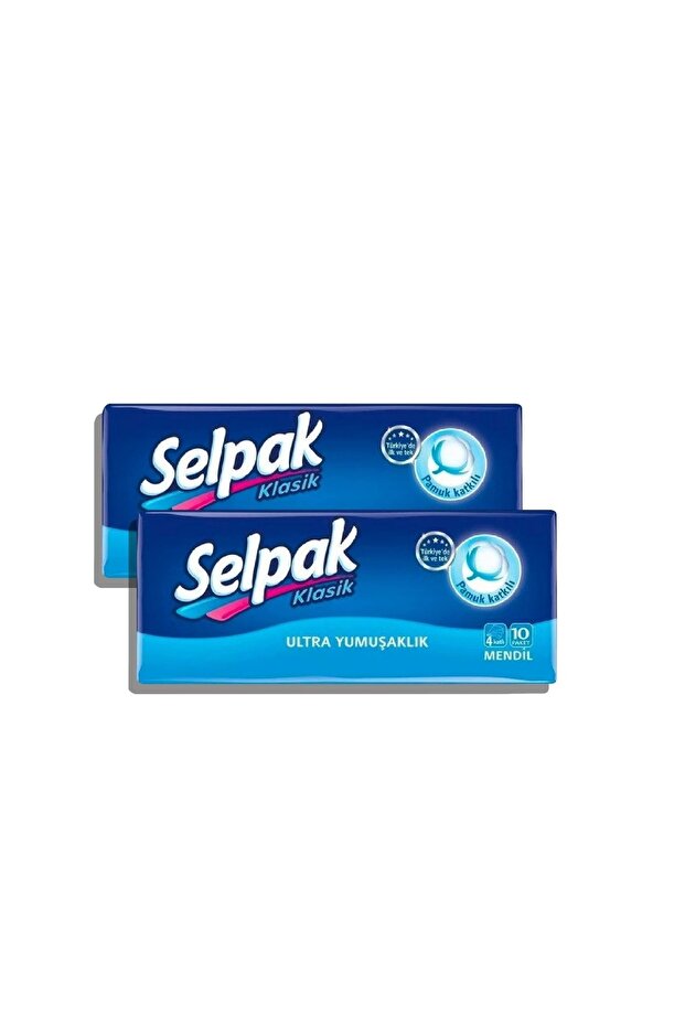 4-Layer 10-Piece Classic Wipes Pack - X 2 Pieces