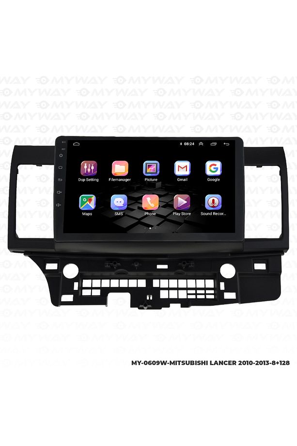MİTSUBİSHİ LANCER ANDROİD 12 Uyumlu  MULTİMEDYA CARPLAY 4GB RAM+64GB HDD NAVİGASYON EKRAN - 7