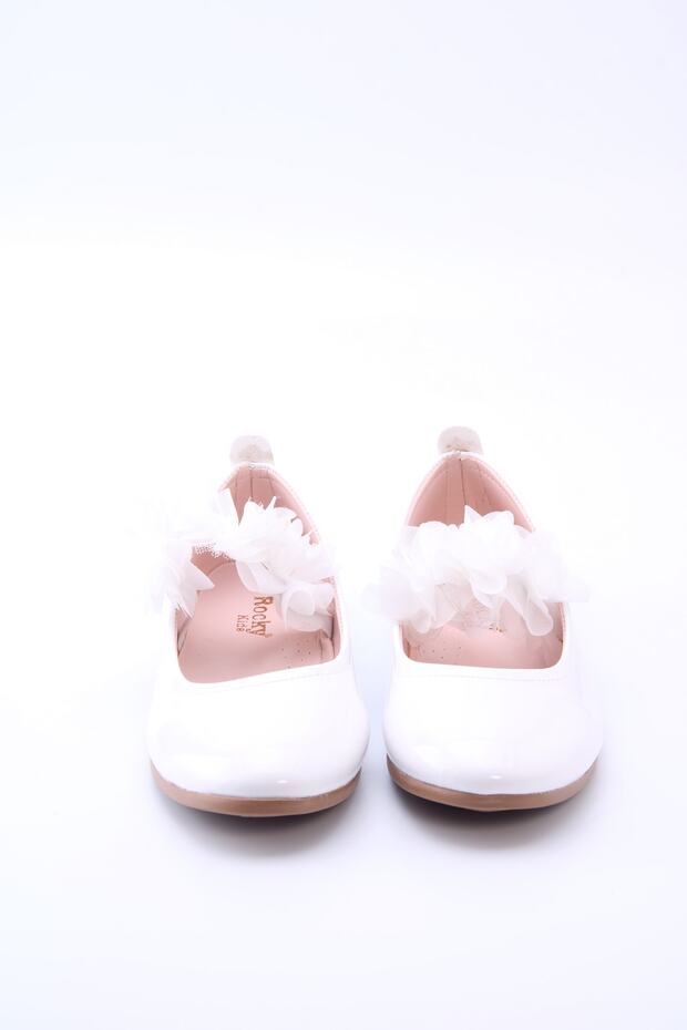 Bílé dětské baleríny 7181 - 1