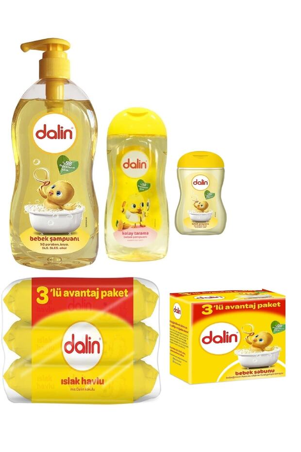 Bakım Set Şampuan Mendil Sabun 5 Parça - 1