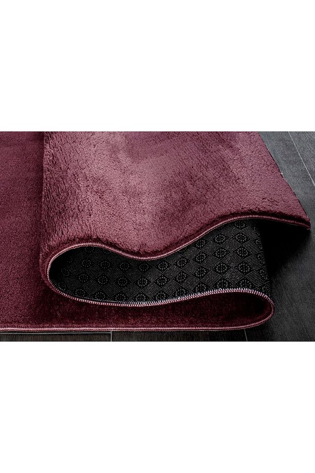 Relax Mürdüm Yumuşak Halı Kaymaz Taban Kesme Yıkanabilir Yolluk - 3