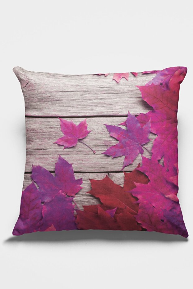 Premium Thai Feather Woven Fabric Sycamore 3d Double Sided Throw Pillow Pillow Case 43x43cm Krl235