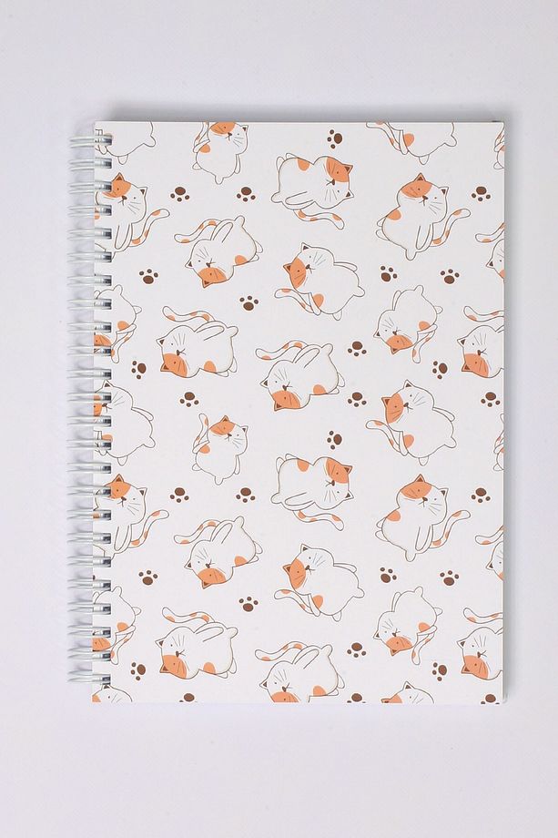 A5 Spiralli Kareli Karton Kapak Defter - 2