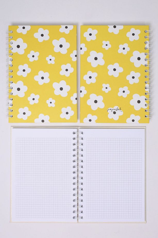 A5 Spiralli Kareli Sert Kapak Defter - 2