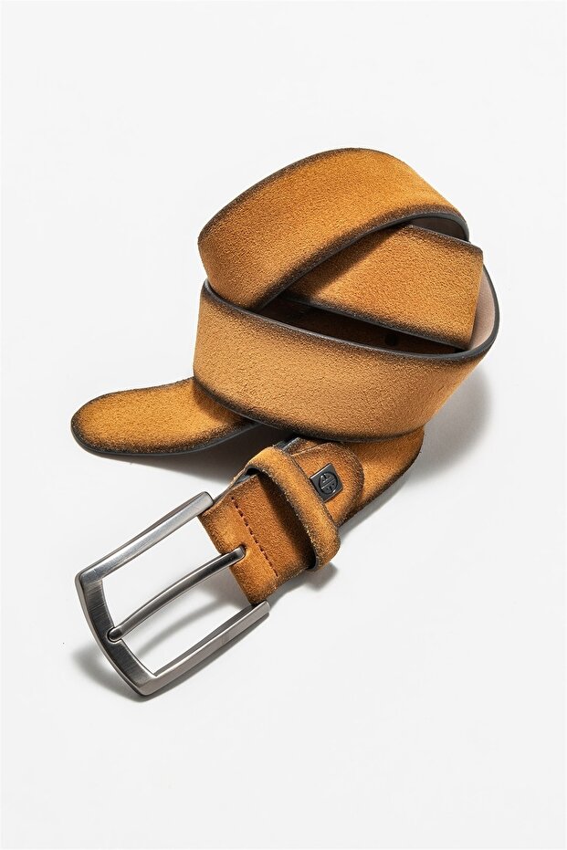 Taba Deri Erkek Kemer - 1