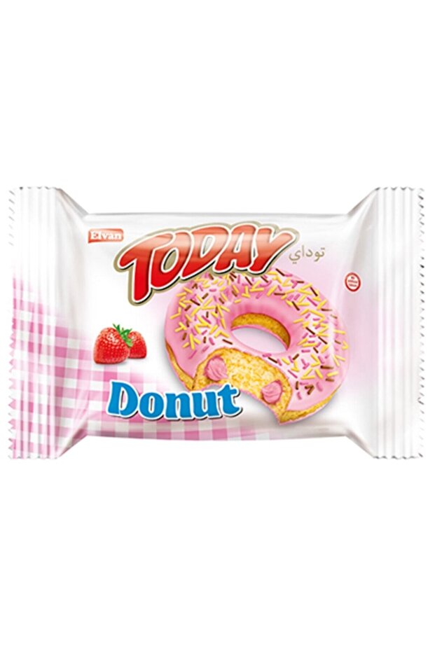 Today Donut Çilekli 40 Gr 24 Adet (1 Kutu) - 1