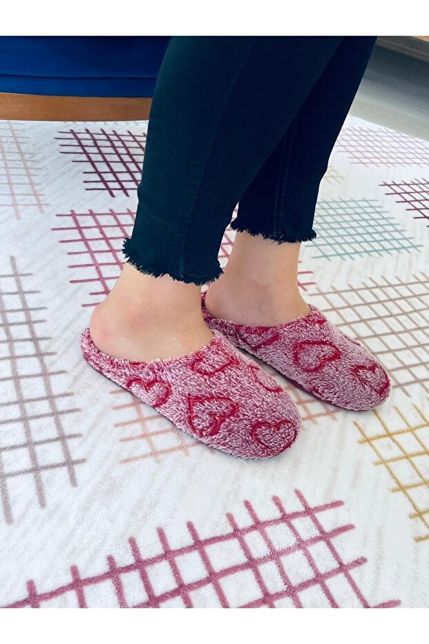 Kışlık Havlu Bayan Ev Terliği - 2