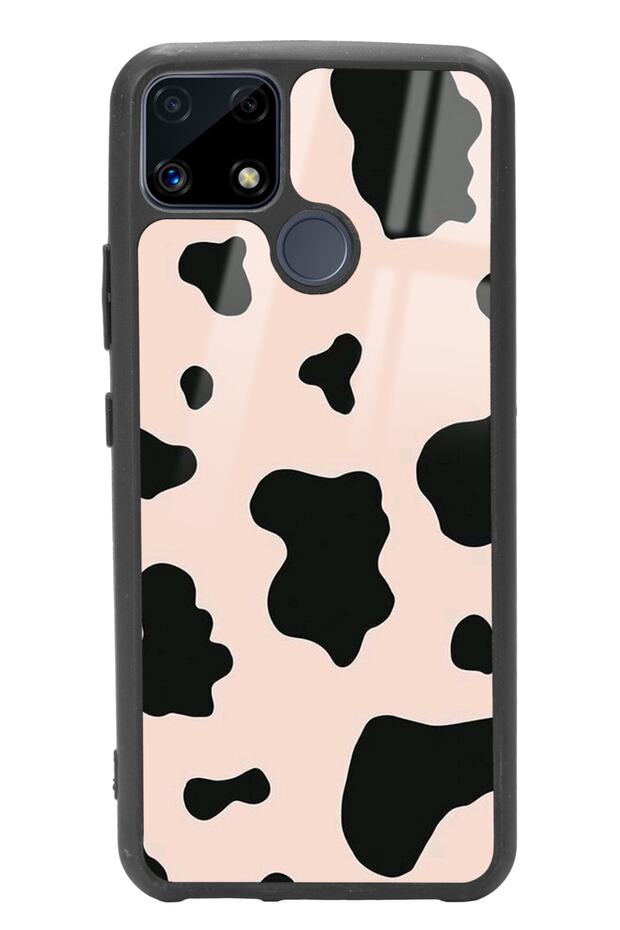 Oppo Realme C25 Pink Milky Design Glossy Phone Case