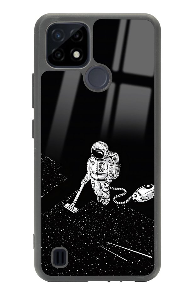 Oppo Realme C21 Astronaut Tatiana Design Glossy Phone Case