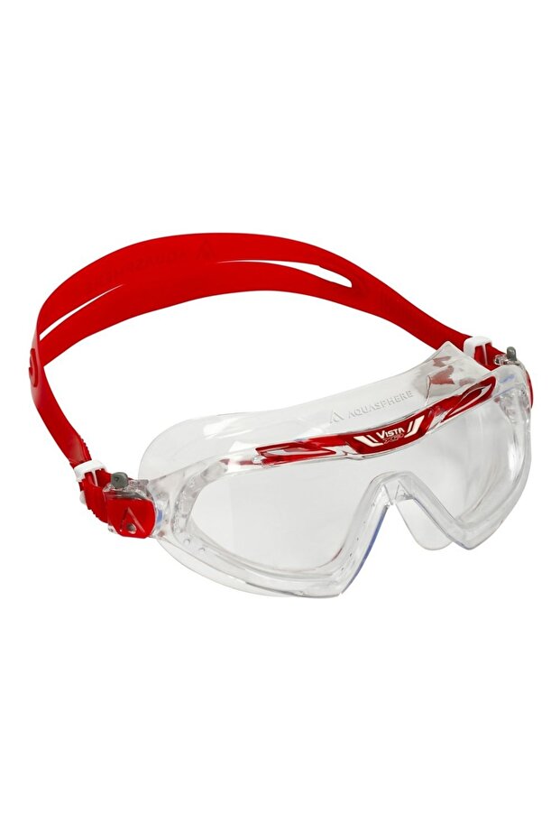 Aquasphere Vista Xp Clear Lens Red Swimming Goggles