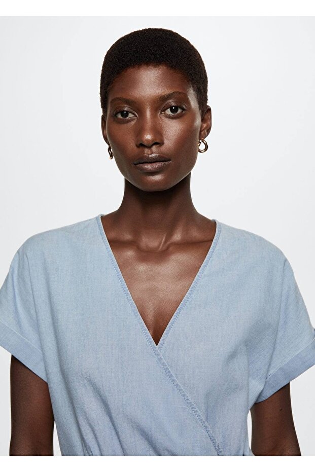 Fiyonklu Anvelop Elbise - 7