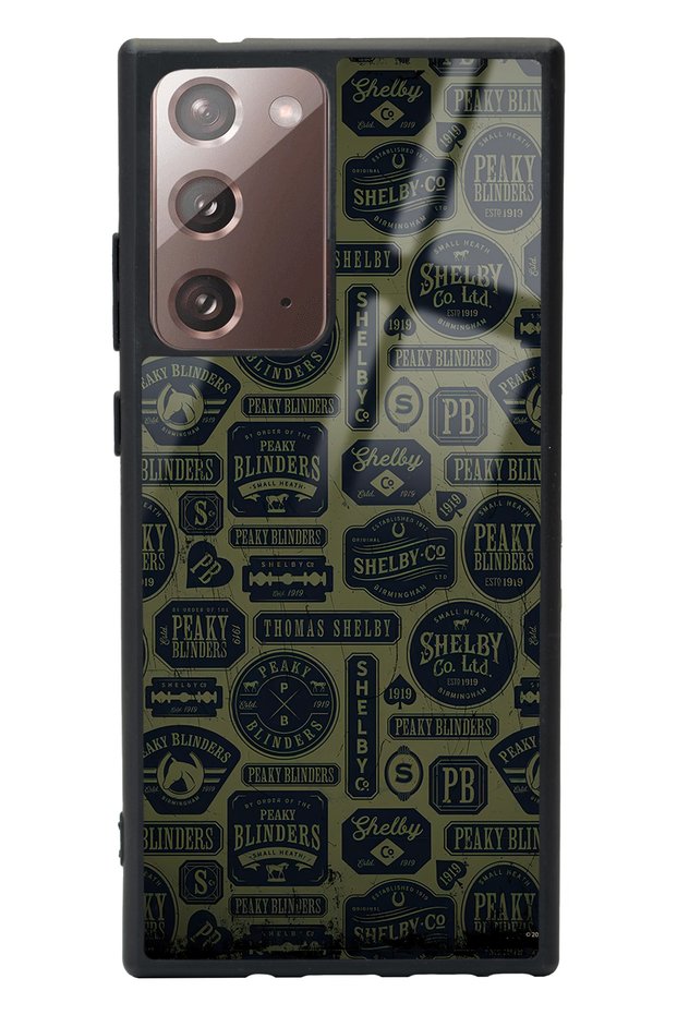 Samsung Note 20 Ultra Peaky Blinders Wallpaper Design Glossy Phone Case