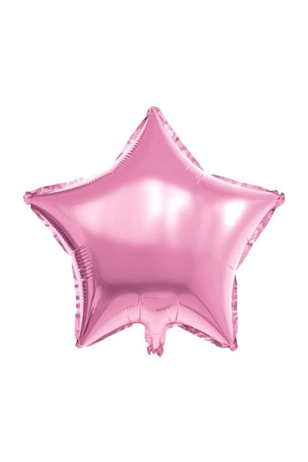 Pink Star Foil Balloon 45cm - 5 Pieces