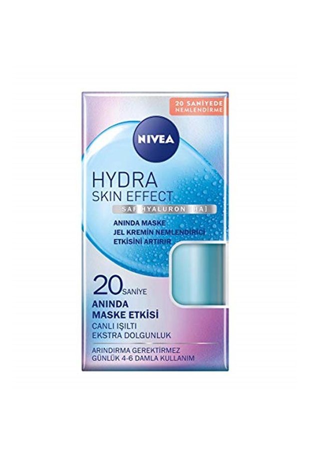 Hydra Skin Effect Instant Mask in 20 Seconds (100 ml), Pure Hyaluron, 72 Hour Moisturization, Filling