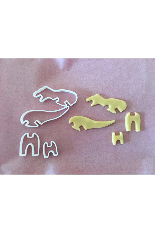 مجموعة قوالب البسكويت ثلاثية الأبعاد من تي ريكس - 3