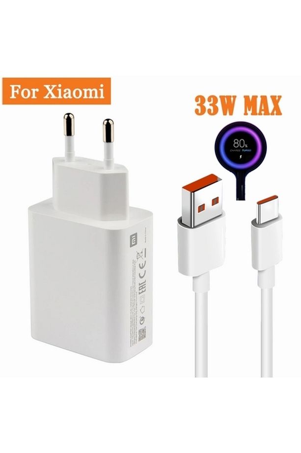 Orjinal Xiaomi 33w 5a Hızlı Şarj Cihazı Ve Type-c Kablo Note 8 8 Pro Red Mı8 Mı9 9t - 5