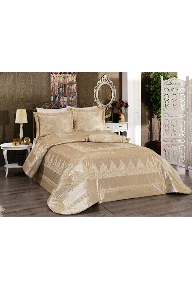 مفرش سرير مخمل - 1