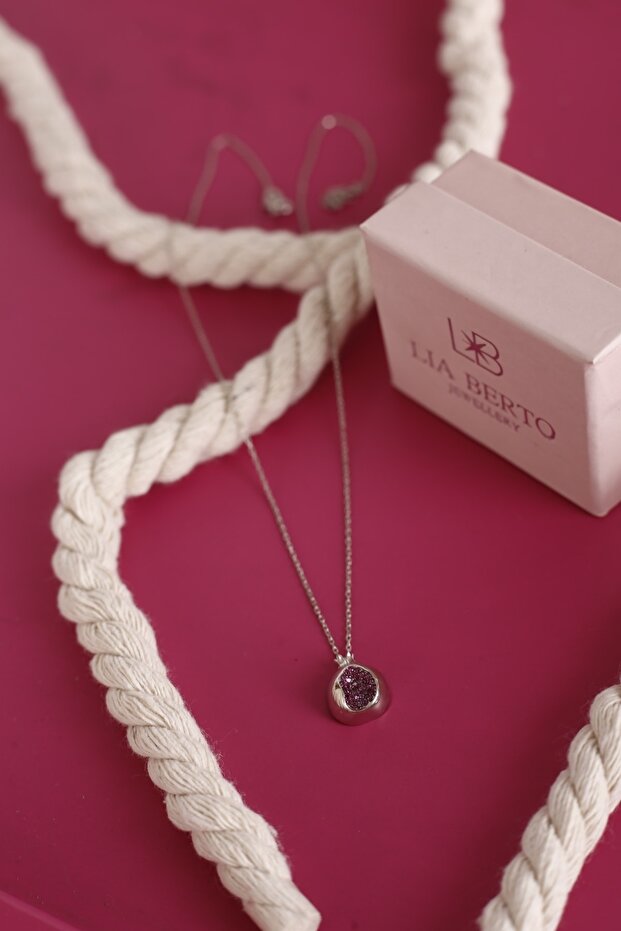 Nar Model 925 Ayar Gümüş Kolye - 3