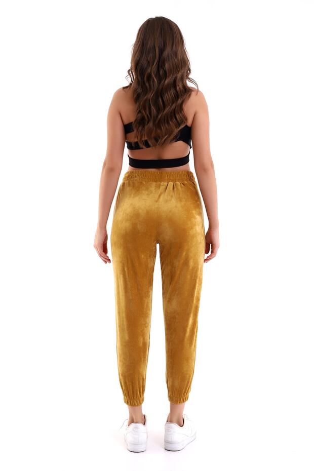 Kadife Eşofman Jogger - 7