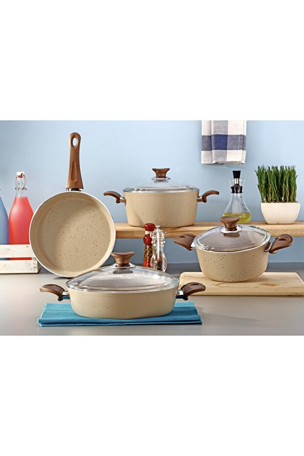 7 Parça Granit Tencere Seti - 1