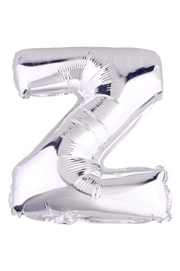Best 16" Inch 40 cm Foil Balloon Silver Color''Z'' Letter