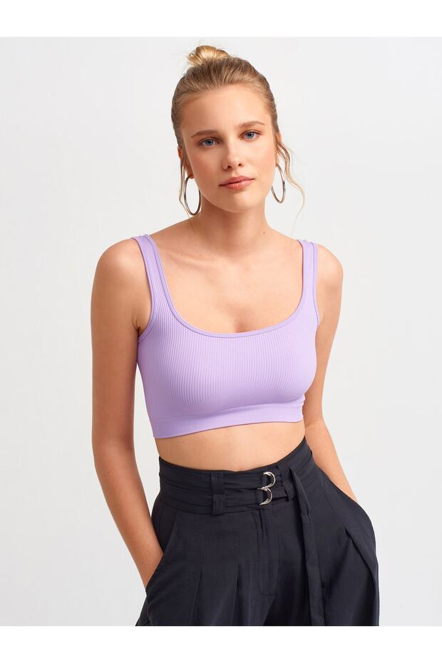 Women's Lilac 3540 Strappy Crop Top 101A03540