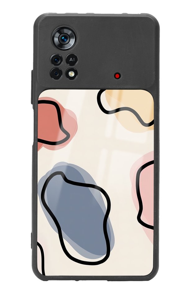 حافظة هاتف Poco X4 Pro بتصميم حليبي لامع