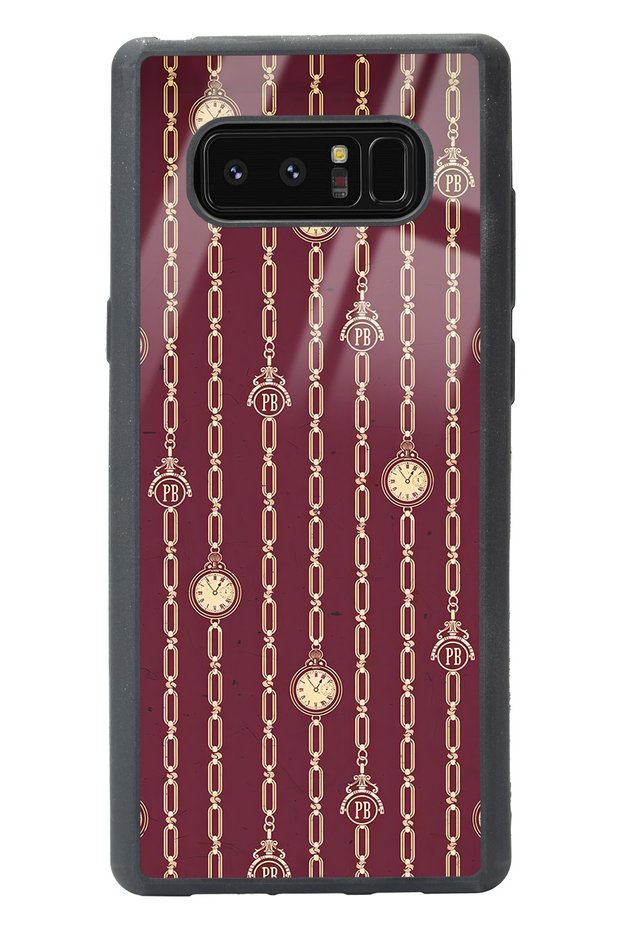 Samsung Note 8 Glossy Phone Case with Peaky Blinders Wallpaper Design