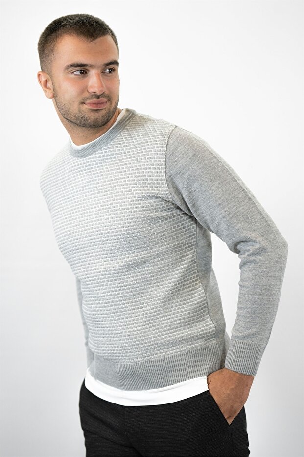 Interview O Yaka Desenli Triko - 3