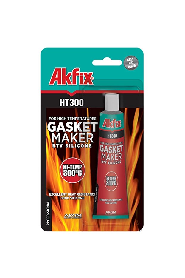 Silikon Yüksek Isıya Dayanıklı Silikon Conta Kırmızı 300°c 50 Ml - 4